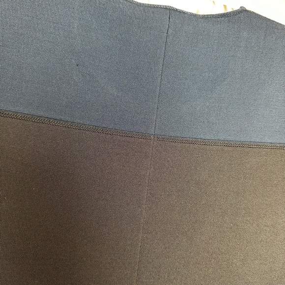 Alexander Wang Black and Navy Midi Dress - Picture 9 of 9